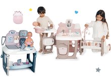 Domčeky pre bábiky sety - Set domček pre bábiku Large Doll's Play Center Natur D'Amour Baby Nurse Smoby a zdravotnícky pult s 30 cm bábikou a spací vak_61