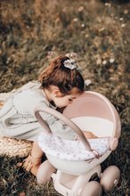 Kompleti za oskrbo punčk in dojenčkov - Komplet hišica za dojenčka Large Doll's Play Center Natur D'Amour Baby Nurse Smoby in globoki voziček s spalno vrečo in 32 cm dojenčkom_3