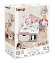 Domečky pro panenky - Domeček Cocoon Nursery Natur D'Amour Baby Nurse Smoby denní a noční zóna s elektronickými funkcemi 20 doplňků_2