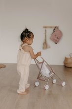 Cărucioare de la 18 luni - Cărucior de golf pliabil Foldable Pushchair Natur D'Amour Baby Nurse Smoby pentru păpușă de 42 cm înălțimea mânerului 58 cm de la 24 luni_3