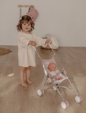 Cărucioare de la 18 luni - Cărucior de golf pliabil Foldable Pushchair Natur D'Amour Baby Nurse Smoby pentru păpușă de 42 cm înălțimea mânerului 58 cm de la 24 luni_8