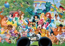 Puzzle 3000 dielne - Puzzle Disney Rodina, Úžasný svet Disney 2 Educa 3000 dielov od 15 rokov_0
