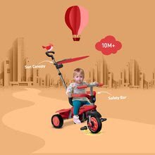 Tricikli za djecu od 10 mjeseci - SMART TRIKE 6190500 tricikl Carnival TouchSteering 3u1 ultralako upravljanje crveni +10 mjeseci crveni od 10 mjeseci_8