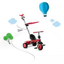 Tříkolky od 10 měsíců - Tříkolka Carnival Touch Steering 3v1 smarTrike červená od 10 měsíců_4