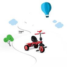 Triciclete de la 10 luni - Tricicletă Carnival TouchSteering 3 în 1 smarTrike cu teleghidare ușoară roșie de la 10 luni_7