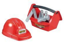 Workbench playsets - Mecanics Écoiffier Workshop with transport trolley and helmet, red, 18 months and over_2