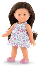 Für Babys - Puppe Mini Corolline Romy Les Trendies Corolle mit braunen Augen und gelben Blumen auf einem Kleid 20 cm ab 3 Jahren_0