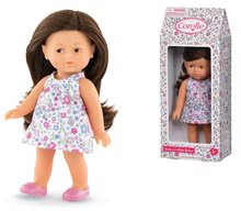 Pour bébés - Poupée Mini Corolline Romy Les Trendies Corolle yeux bruns, robe fleurie, 20 cm, dès 3 ans_0