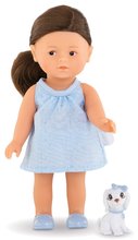 Lutke od 3 godine - Lutka Mini Corolline Set Romy Corolle smeđih očiju sa psićem 20 cm_0