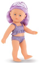 Lalki od 3 roku życia - Lalka Syrenka Naya Mini Mermaid Corolle z niebieskimi oczami i fioletowymi włosami, 20 cm_0