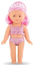 Panenky od 3 let - Panenka Mořská panna Nerina Mini Mermaid Corolle s hnědýma očima a růžovými vlasy 20 cm_0