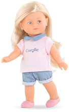 Panenky od 3 let - Panenka Rosy Mini World Set Mini Corolline Corolle blond vlasy a modré oči s oblečením 3 doplňky 20 cm_1
