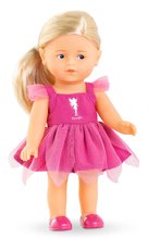 Bábika Rosy Fairy Set Mini Corolline Corolle blond vlasy a modré oči 3 doplnky 20 cm