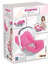 Kočíky od 18 mesiacov - Set kočík pre bábiku 4v1 Maxi Cosi & Quinny Smoby (65,5 cm rúčka) a autosedačka retro vzor_8