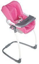 Vozički za punčke in dojenčke kompleti - Komplet stol, sedež za avto in gugalnica za dojenčka retro Maxi Cosi & Quinny 3v1 Smoby dojenček Baby Nurse 32 cm in 3 oblekice_1