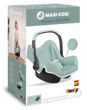 Poussettes à partir de 18 mois - Siège auto avec espace de rangement Maxi Cosi Seat Sage Smoby avec une ceinture de sécurité pour une poupée de 42 cm olive_0