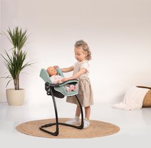 Kočárky od 18 měsíců - Jídelní židle s autosedačkou a houpačkou Maxi Cosi Seat+High Chair Sage Smoby trojkombinace s bezpečnostním pásem olivová_2