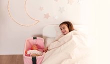 Postieľky a kolísky pre bábiky - Postieľka Powder Pink Maxi-Cosi&Quinny Co Sleeping Bed Smoby pre 38 cm bábiku 4 výškové pozície_0