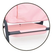 Postieľky a kolísky pre bábiky - Postieľka Powder Pink Maxi-Cosi&Quinny Co Sleeping Bed Smoby pre 38 cm bábiku 4 výškové pozície_2