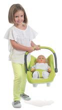 Kinderwagen für Puppen Sets - Autositz-Set Maxi Cosi & Quinny Smoby grün und Puppe als GESCHENK_1