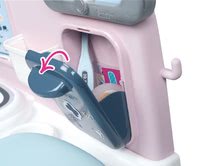 Zdravniški vozički za otroke - Komplet zdravniška mizica Baby Care Center Smoby z vozičkom trikombinacija špornega in globokega DeLuxe Maxi Cosi Grey_22