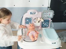 Lékařské vozíky sety - Set zdravotnický pult pro lékaře Baby Care Center Smoby s hlubokým kočárkem Baby Nurse a klokankou_6