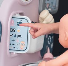 Wózki medyczne dla dzieci - Stolik medyczny dla lekarza Baby Care Center Smoby elektroniczny z dźwiękiem i światłem oraz lalką z 28 akcesoriami_15