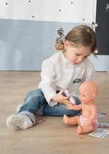 Lékařské vozíky sety - Set zdravotnický pult pro lékaře Baby Care Center Smoby s kolébkou a jídelní židle s nosítkem_19