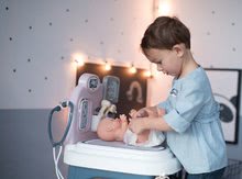 Lékařské vozíky sety - Set zdravotnický pult pro lékaře Baby Care Center Smoby s hlubokým kočárkem Baby Nurse a klokankou_25