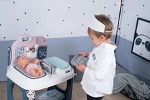 Lekárske vozíky sety - Set zdravotnícky pult pre lekára Baby Care Center Smoby s kočíkom trojkombináciou a jedálenská stolička s hojdačkou a autosedačkou Maxi Cosi_0