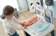 Lékařské vozíky sety - Set zdravotnický pult pro lékaře Baby Care Center Smoby s hlubokým kočárkem Baby Nurse a klokankou_30