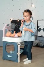 Lékařské vozíky pro děti - Zdravotnický pult pro lékaře Baby Care Center Smoby elektronický se zvukem a světlem a panenka s 28 doplňky_32