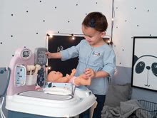 Lékařské vozíky sety - Set zdravotnický pult pro lékaře Baby Care Center Smoby s hlubokým kočárkem Baby Nurse a klokankou_39