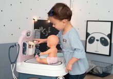 Lékařské vozíky sety - Set zdravotnický pult pro lékaře Baby Care Center Smoby s hlubokým kočárkem Baby Nurse a klokankou_41