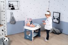 Lékařské vozíky sety - Set zdravotnický pult pro lékaře Baby Care Center Smoby s kolébkou a jídelní židle s nosítkem_29