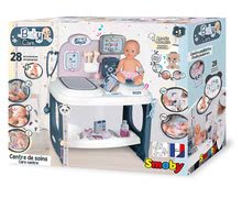 Arztwagen für Kinder - Medizinischer Tisch für Ärzte Baby Care Center Smoby elektronisch mit Ton und Licht und eine Puppe mit 28 Zubehör_44