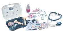 Centru de îngrijire pentru păpuși - Set căsuță pentru păpușă Large Doll's Play Center Natur D'Amour Baby Nurse Smoby și cărucior combinație triplă Maxi Cosi cu valiză medicală_1