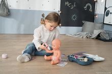 Kompleti za oskrbo punčk in dojenčkov - Komplet hišica za dojenčka Large Doll's Play Center Natur D'Amour Baby Nurse Smoby in voziček za dvojčka z nosilko in zdravniški kovček_2