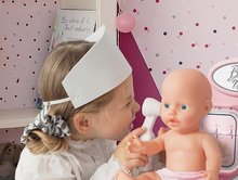 Cărucioare medicale pentru copii - Măsuță medicală și de înfășat Violette Baby Care Center Smoby cu display electronic și păpușă de 30 cm cu 25 de accesorii înălțime de 68 cm_2