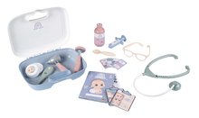 Accesorii pentru păpuși - Valiză cu accesorii de îngrijire Baby Care Briefcase Smoby pentru bebeluș cu 19 accesorii_2