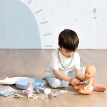 Doplnky pre bábiky - Kufrík s opatrovateľskými potrebami Baby Care Briefcase Smoby pre bábätko s 19 doplnkami_3