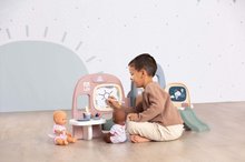 Kuchynky pre deti sety - Set kuchynka moderná Loft Industrial a domček pre bábiku Baby Care Smoby s 5 hernými miestnosťami_23