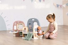 Kuchynky pre deti sety - Set kuchynka moderná Loft Industrial a domček pre bábiku Baby Care Smoby s 5 hernými miestnosťami_25