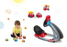 Seturi de mașinuțe - Set simulator electronic V8 Driver Smoby cu sunet, cu lumină şi maşini de pompieri set de 3 bucăţi Vroom Planet_7