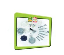 Bucătării simple de jucărie - Bucătărie Bon Appetit Chef Cook Smoby cu 18 accesorii argintiu-alb_2