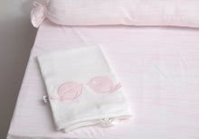 Tables et matelas à langer - Tapis de changement Classic toTs-smarTrike 2 volants avec des oiseaux en satin de coton 100% rose de 0 mois_1