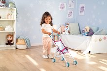 Kinderwagen für Puppe ab 18 Monaten - Puppenwagen zusammenklappbarer Golfwagen Frozen Smoby für 32-42 cm Puppe Griffhöhe 57,5 ​​cm ab 24 Monaten_1