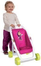 Wózki od 18 miesięcy - Wózek dla lalki Masza i Niedźwiedź Premiere Smoby spacerówka (49cm rączka) od 18 mies._0