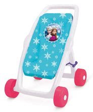 Vozički za punčke in dojenčke kompleti - Komplet voziček za dojenčka Frozen Smoby športni (49 cm ročaj) in dojenček z zvokom MiniKiss od 18 mes_0
