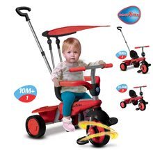 Trojkolky od 10 mesiacov - Trojkolka Carnival Touch Steering 3v1 smarTrike červená od 10 mes_1